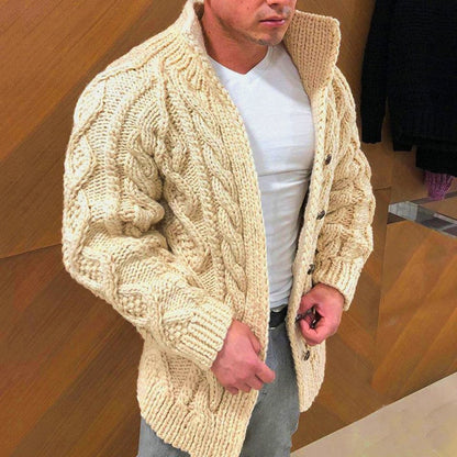 Nuevo 2023 Otoño Invierno Men_Warm Coat Cardigan Sweater (¡COMPRUEBE LOS TALLAS DE LA UE CUIDADOSAMENTE!)