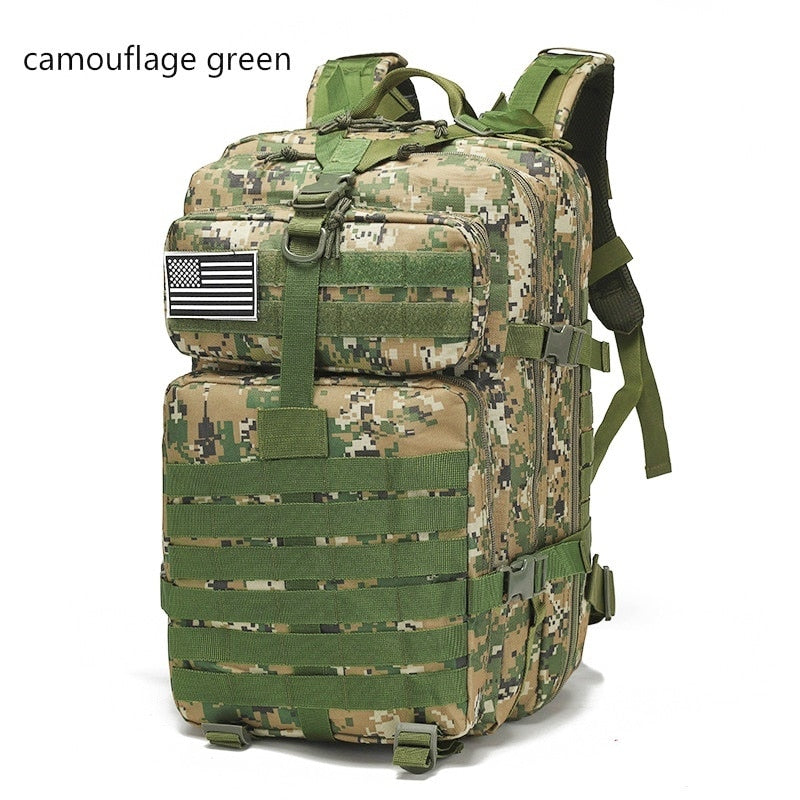 Mochila militar de camuflaje de 50L/30L para hombre, mochila táctica Molle Army Bug Out, mochila impermeable para acampar y cazar, senderismo