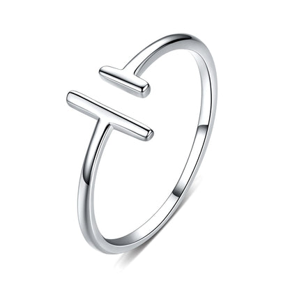 Anillo de plata de ley 925 WOSTU para abrazar las manos, anillo de dedo de diseño Simple para mujer, joyería de plata elegante CTR176