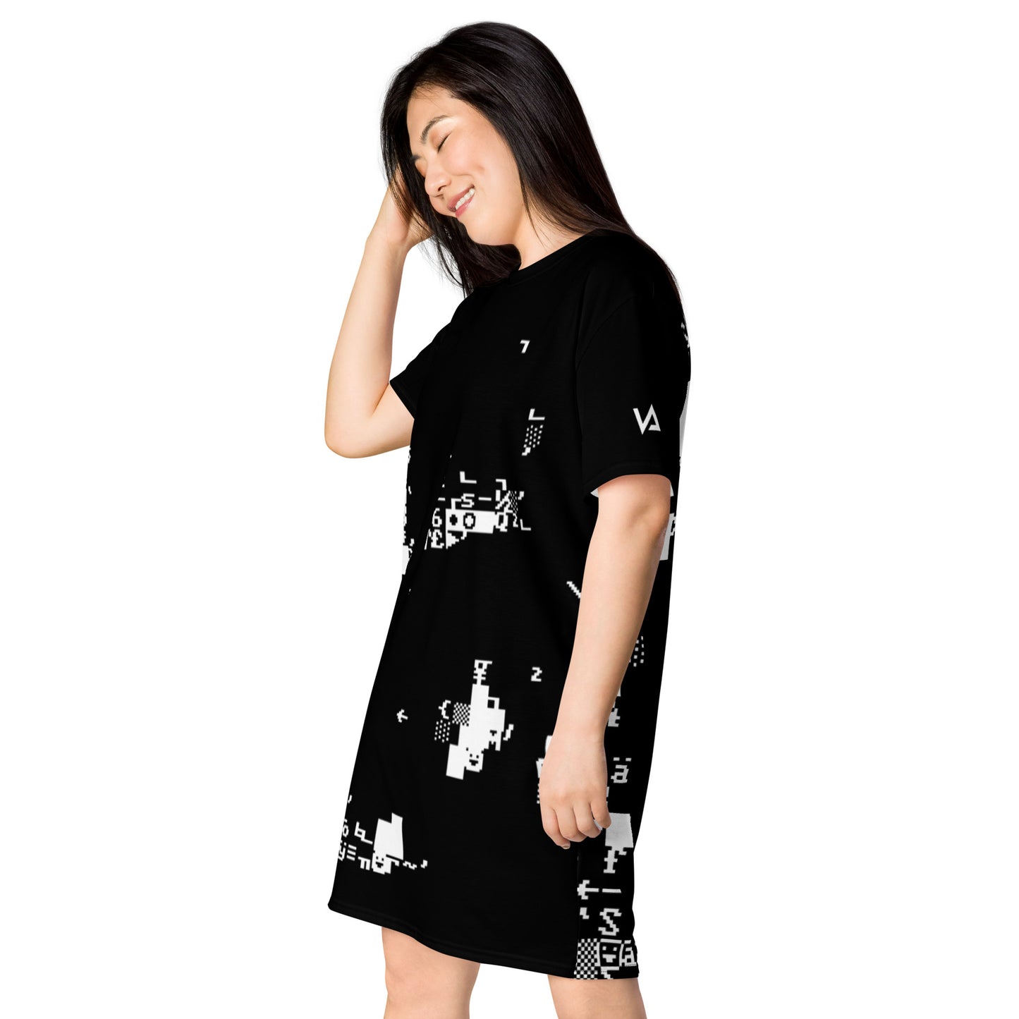 NFT_CV_Full Printed Woman- T-shirt dress