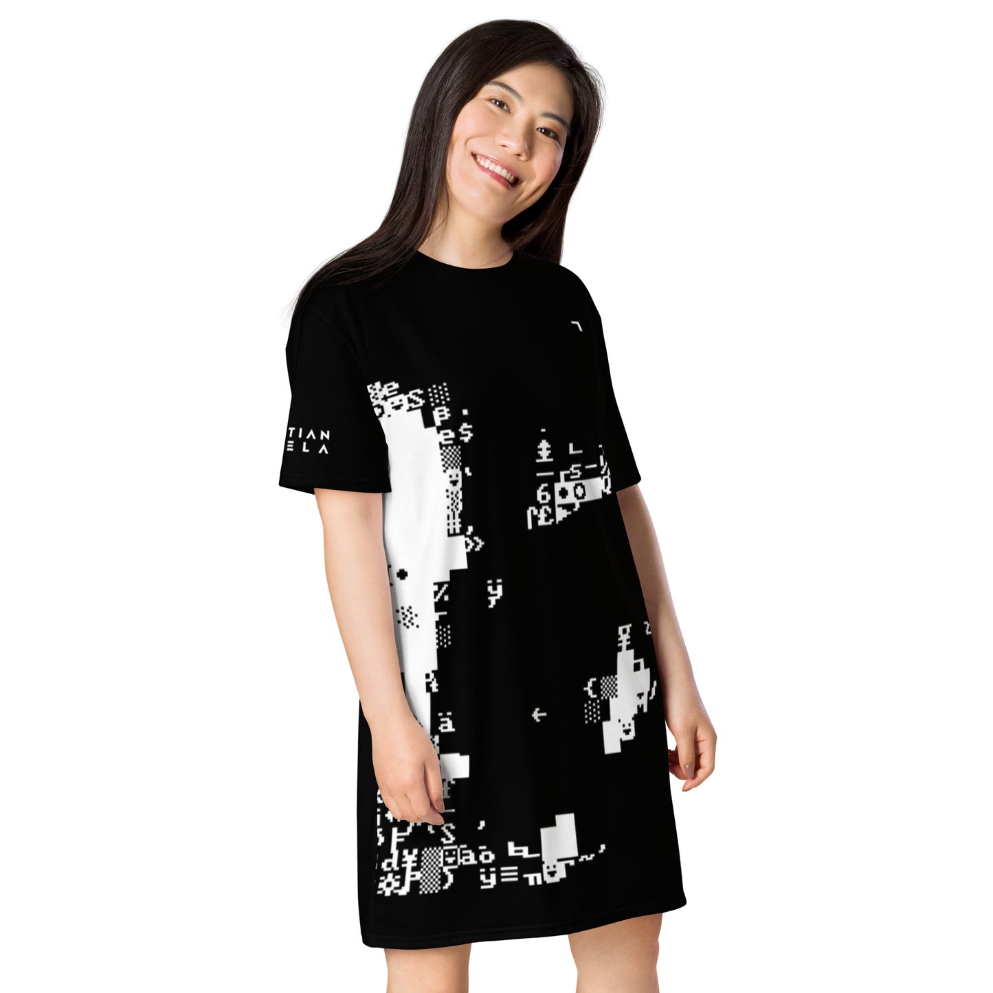 NFT_CV_Full Printed Woman- T-shirt dress