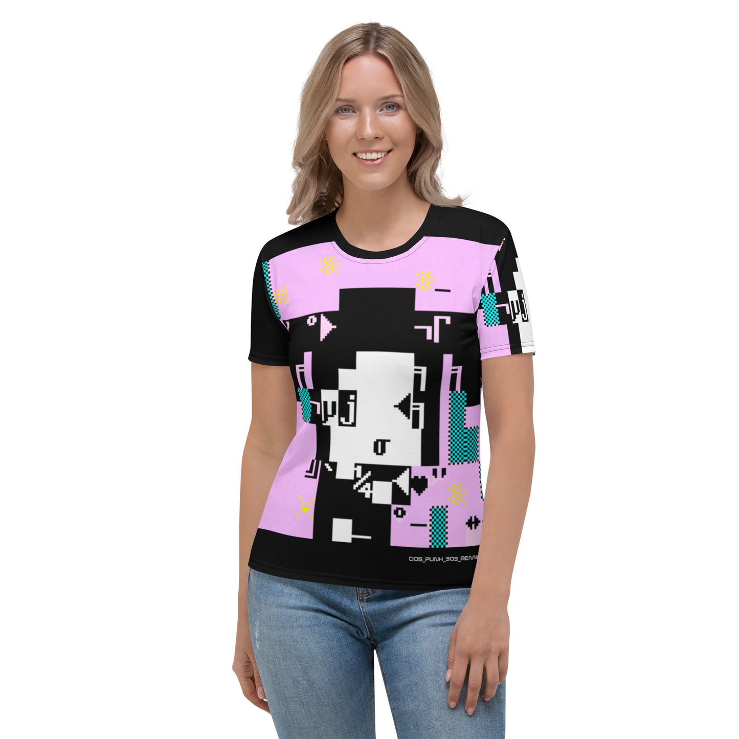 Dos_Punk_303_Women's Full Printed_T-shirt