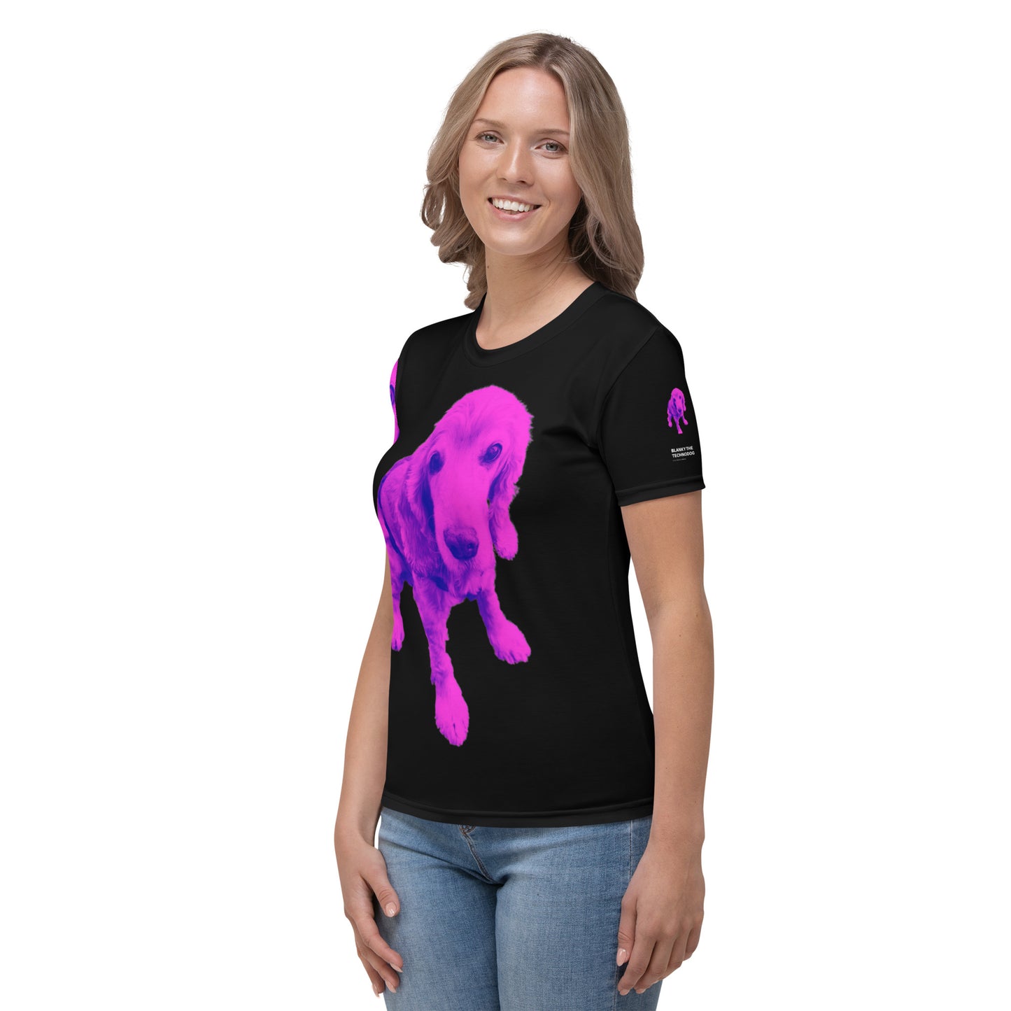 BLANKY_Women's FULL PRINTED T-shirt