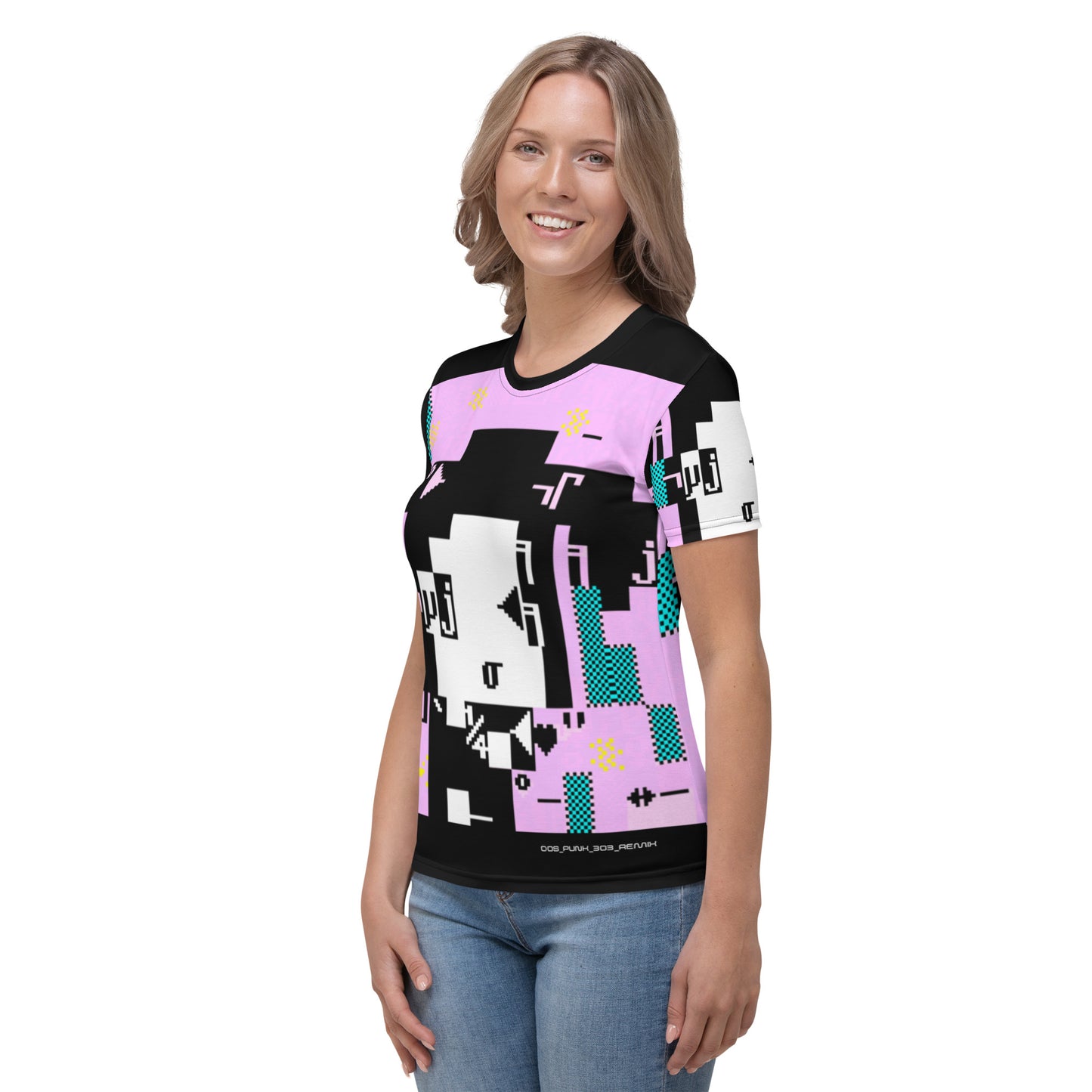 Dos_Punk_303_Women's Full Printed_T-shirt