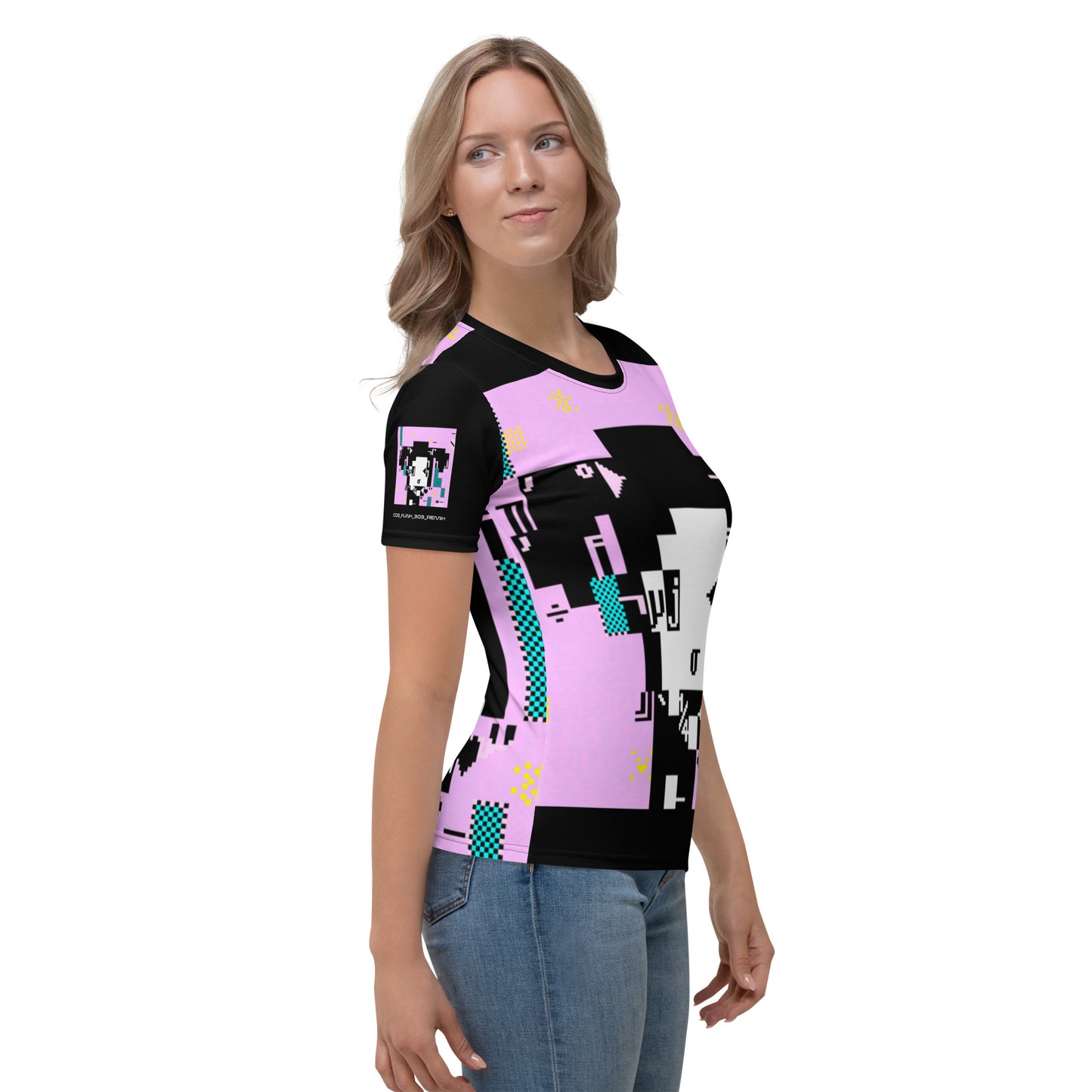 Dos_Punk_303_Women's Full Printed_T-shirt