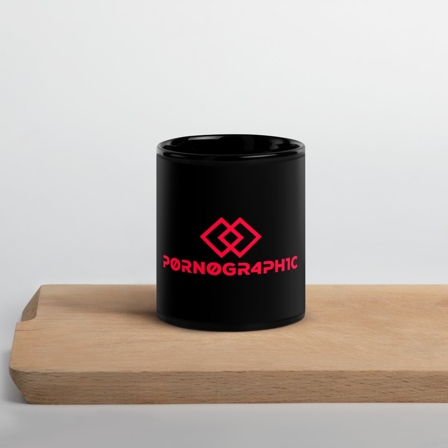 PRNG_Black Glossy Mug