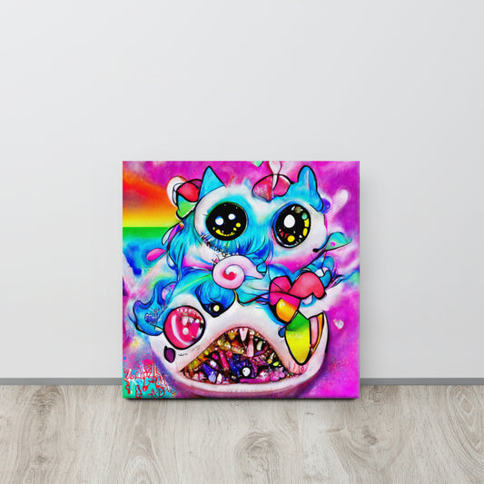 SOLD OUT! GREMLINZ_127_Canvas by Empress Trash LIMITED PIECES!