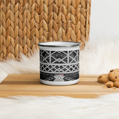 Taza esmaltada Black Codes 26