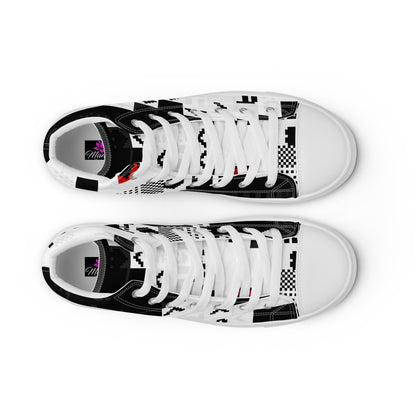 Dos Punks 617- Remixed- Full Print- Zapatillas altas de lona para hombre