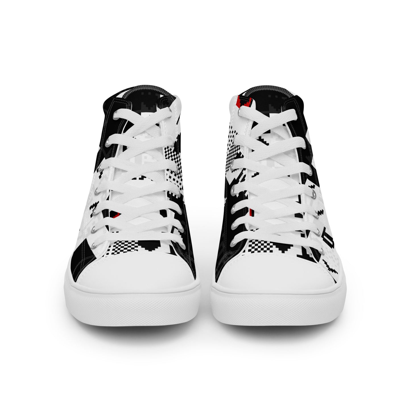 Dos Punks 617- Remixed- Full Print- Zapatillas altas de lona para hombre  (tipo converse)