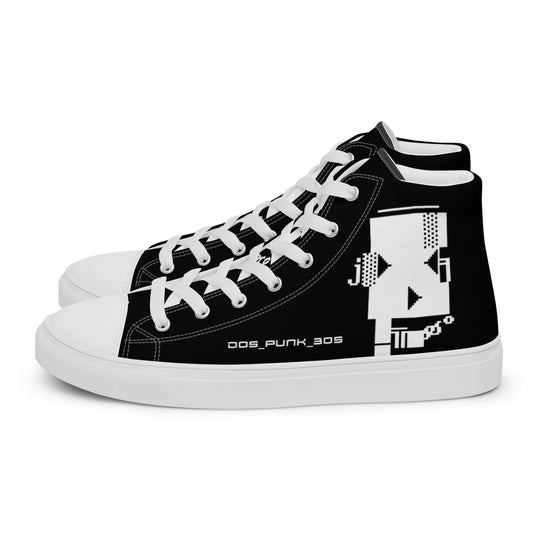 Dos_Punk_305_Unisex high top canvas shoes