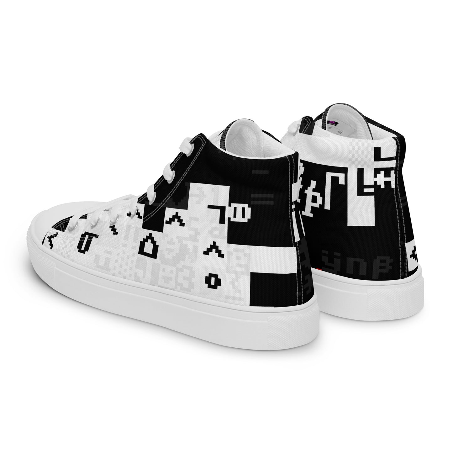 Dos Punks 617- Remixed- Full Print- Zapatillas altas de lona para hombre  (tipo converse)