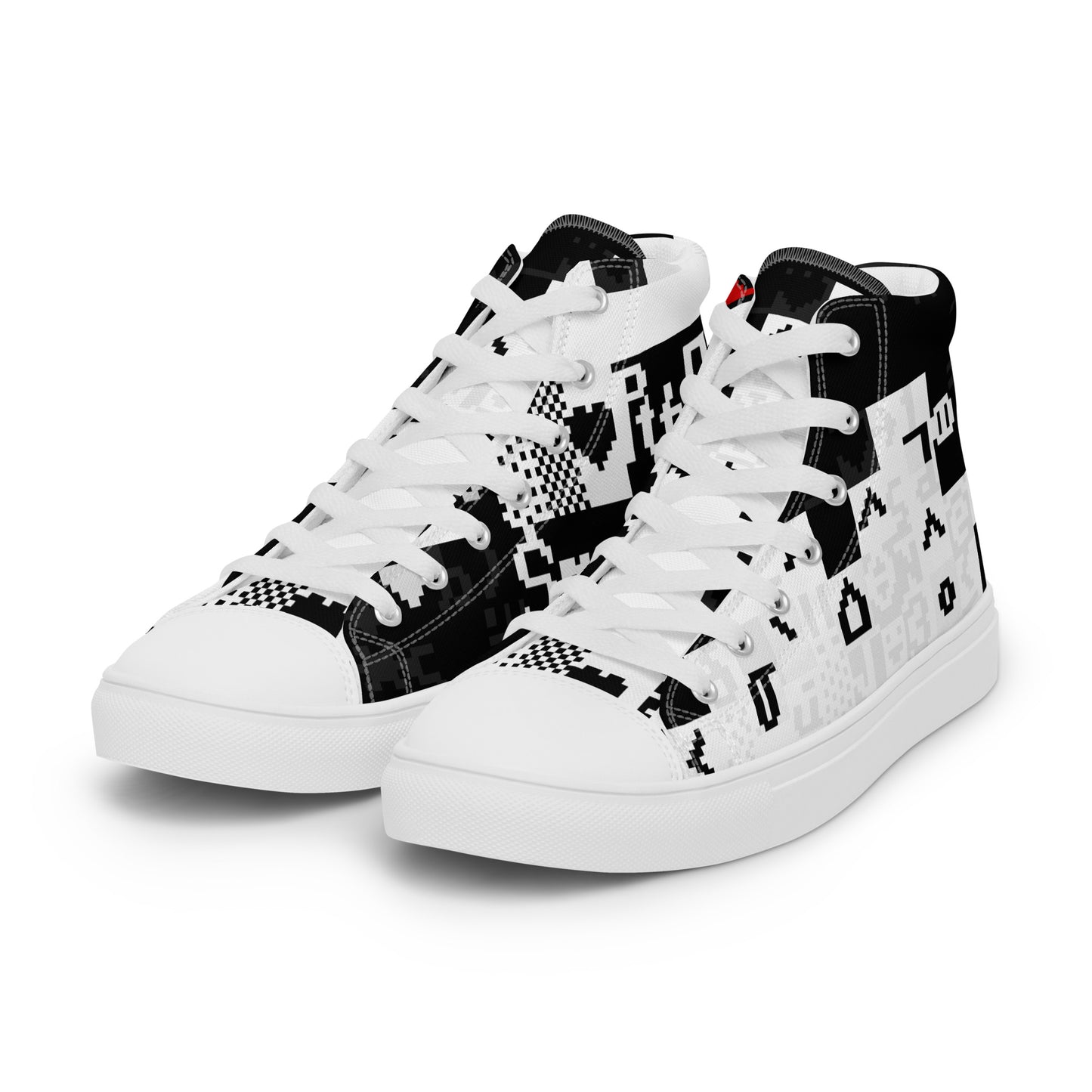 Dos Punks 617- Remixed- Full Print- Zapatillas altas de lona para hombre  (tipo converse)