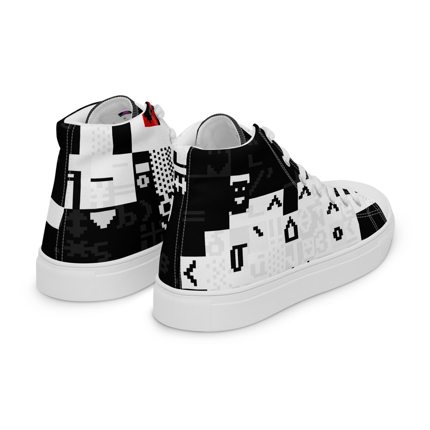 Dos Punks 617- Remixed- Full Print- Zapatillas altas de lona para hombre  (tipo converse)