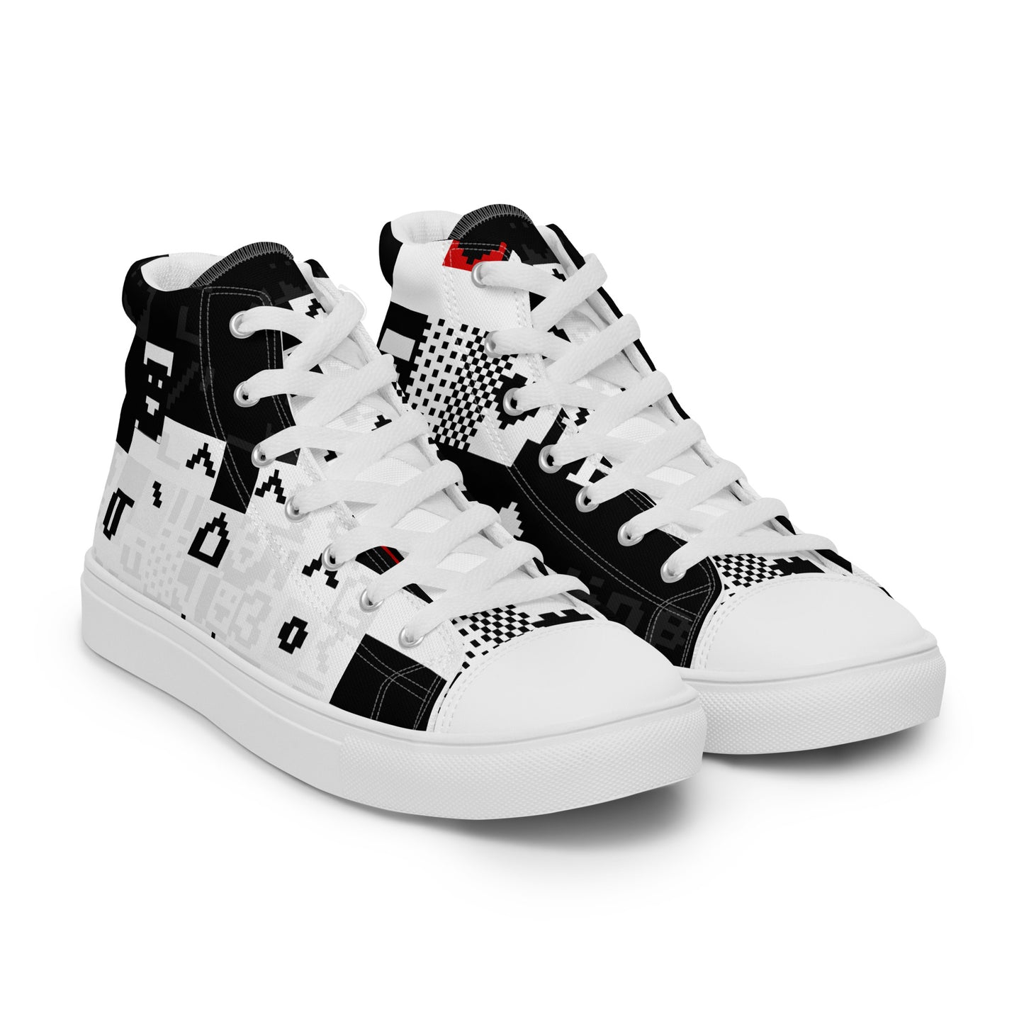 Dos Punks 617- Remixed- Full Print- Zapatillas altas de lona para hombre  (tipo converse)