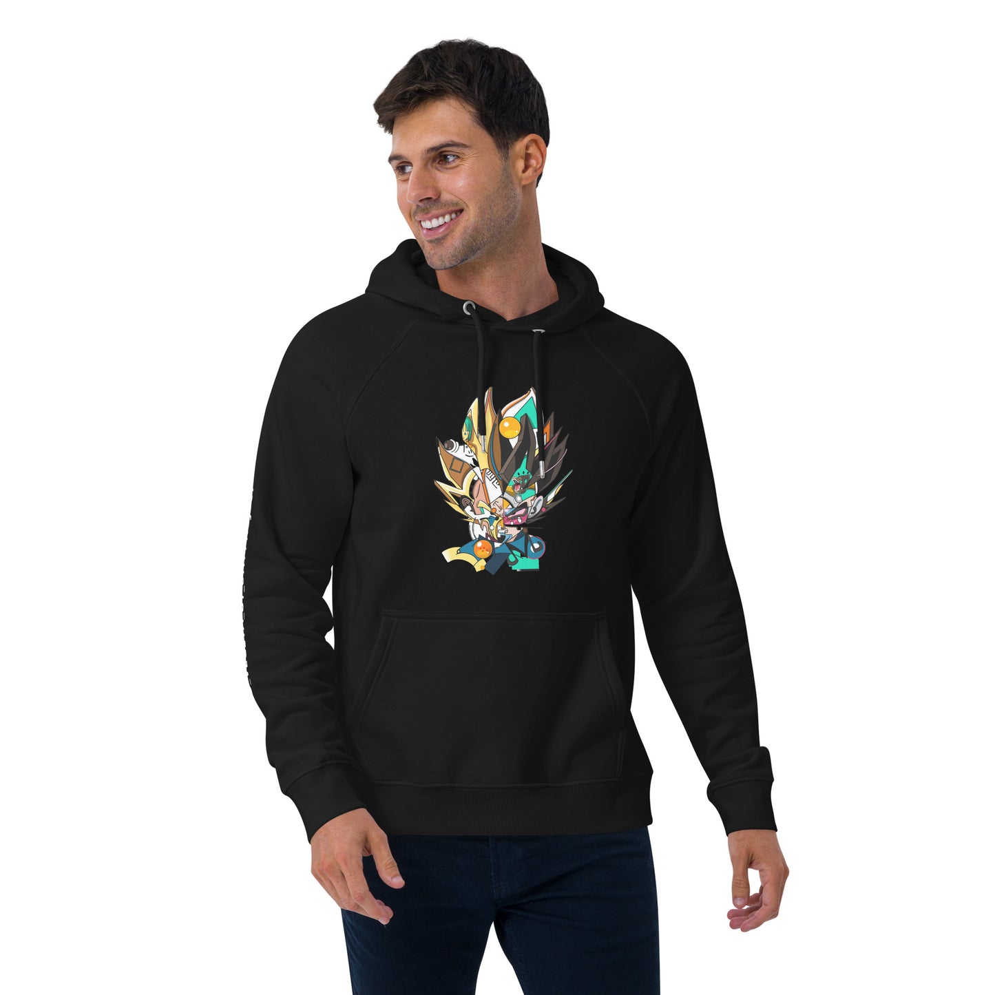 GEO_VEGETA_Sudadera eco raglán unisex