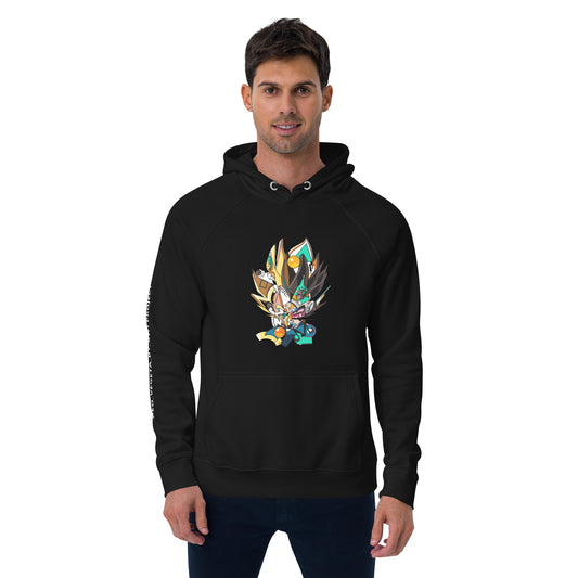 GEO_VEGETA_Unisex eco raglan hoodie