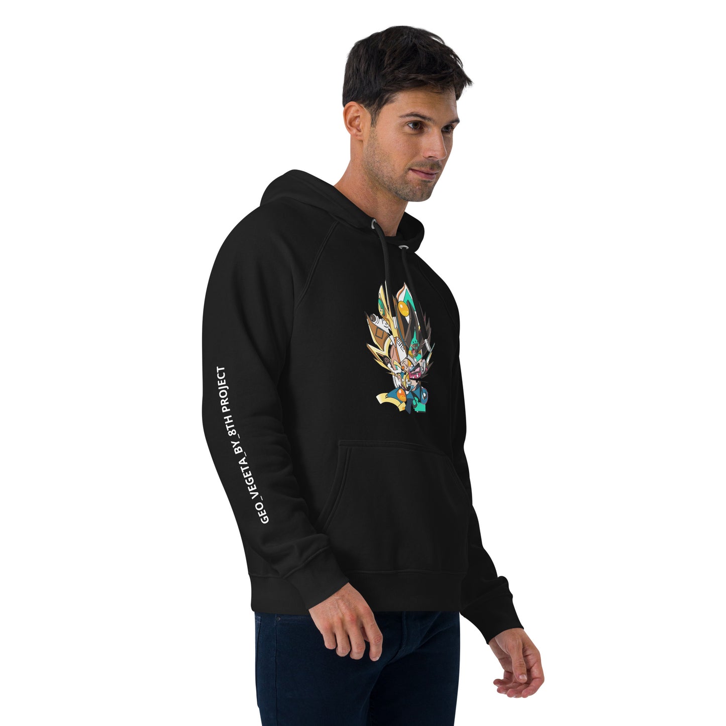 GEO_VEGETA_Sudadera eco raglán unisex