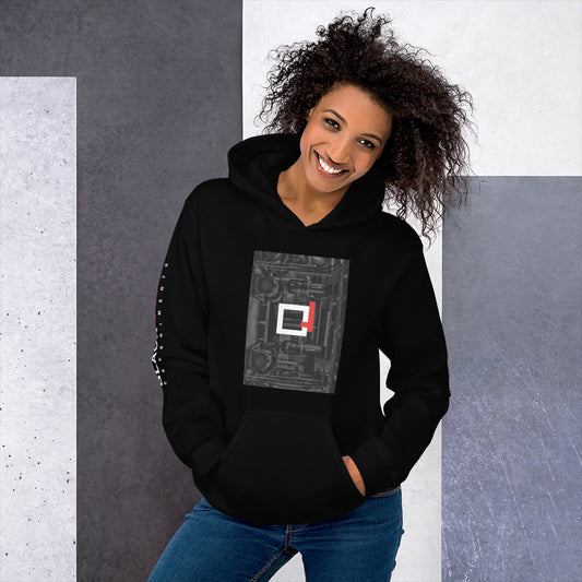 BlackCodes25_Unisex Sudadera con capucha