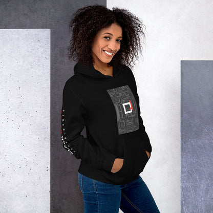 BlackCodes25_Unisex Sudadera con capucha