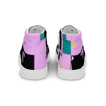 Dos Punks 303_Remixed_Full Primted Zapatillas altas de lona de mujer
