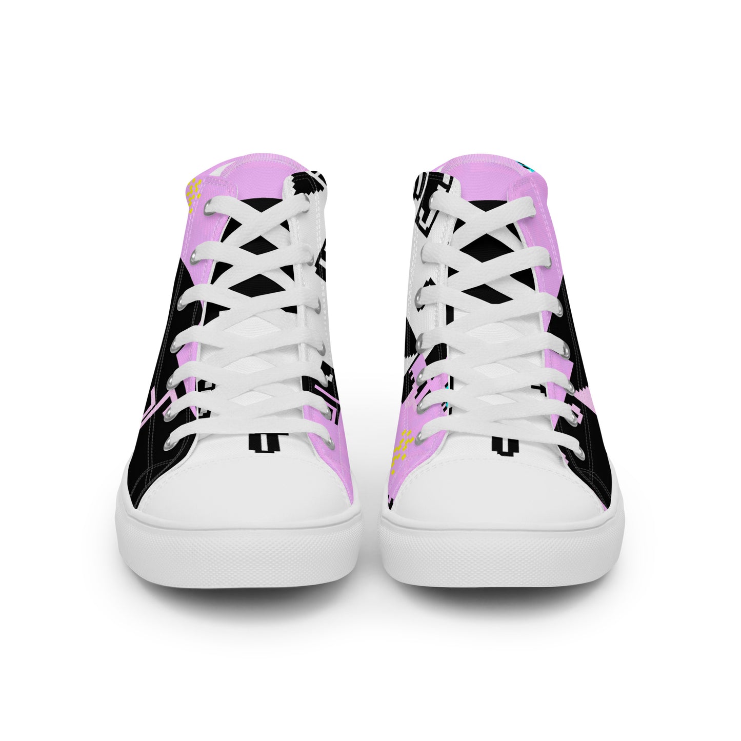 Dos Punks 303_Remixed_Full Primted Women’s high top canvas shoes