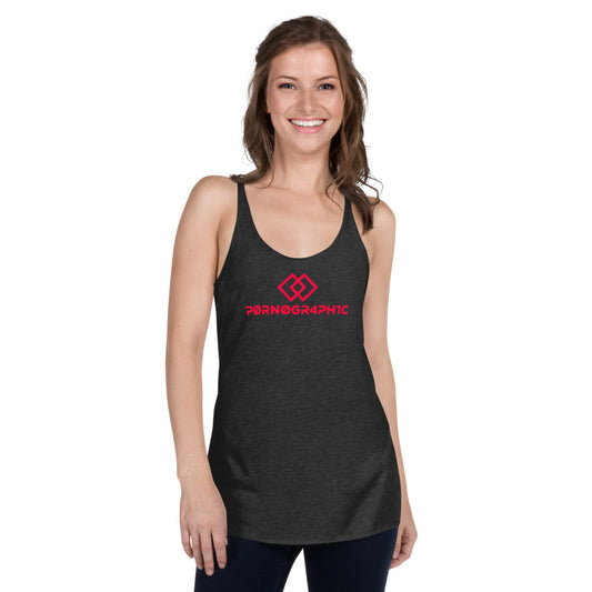 Camiseta sin mangas con espalda cruzada para mujer
